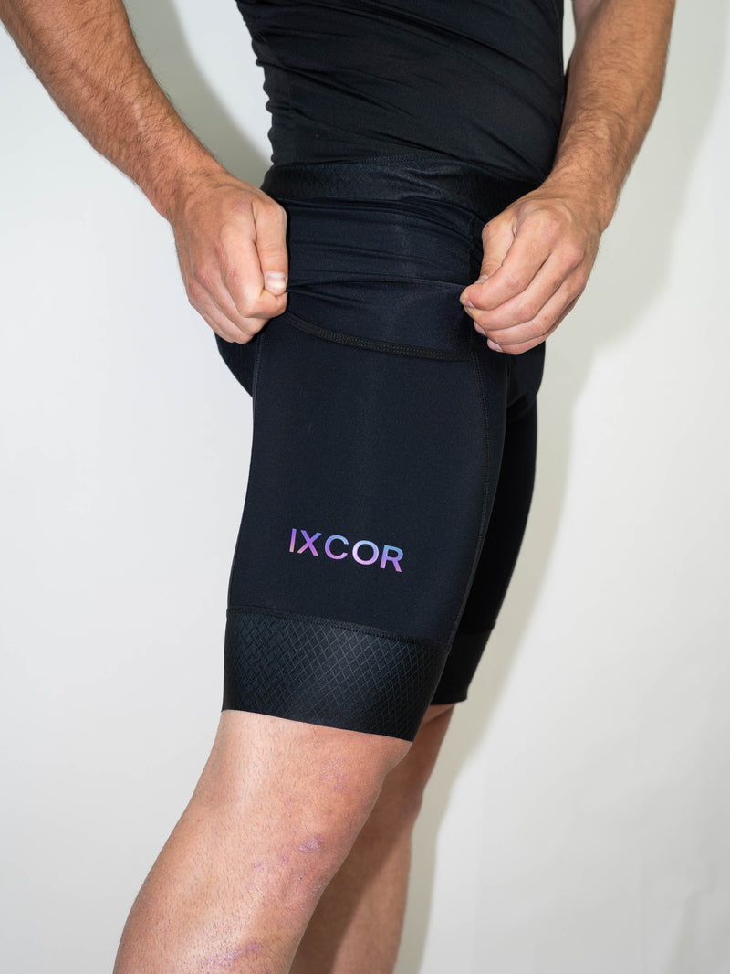Cargo Bib Shorts Black